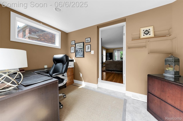 828 Westchester Rd, Grosse Pointe Park, MI 48230 - office featuring baseboards and light tile patterned floors