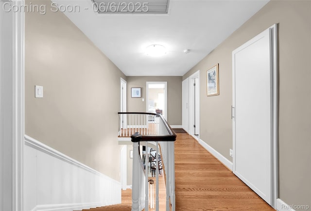 828 Westchester Rd, Grosse Pointe Park, MI 48230 - corridor with an upstairs landing and light wood finished floors