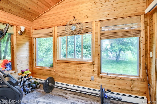 11305 Cook Rd, Gaines, MI 48436 - sunroom with vaulted ceiling