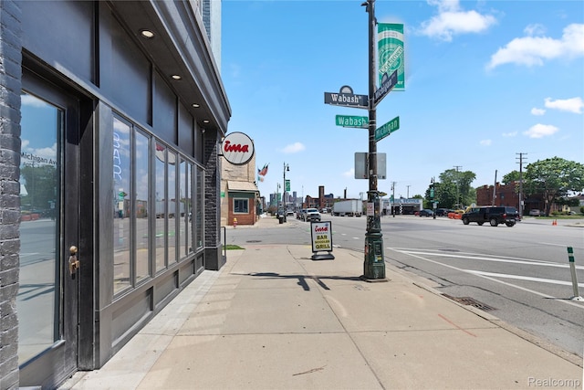 3420 Cochrane St Unit 2, Detroit, MI 48208 - view of asphalt road with sidewalks