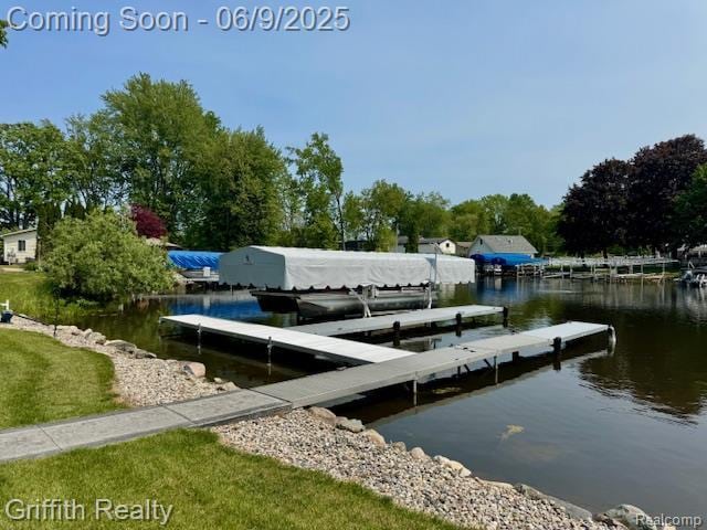 1158 Camelot Dr, Pinckney, MI 48169 - dock with a water view