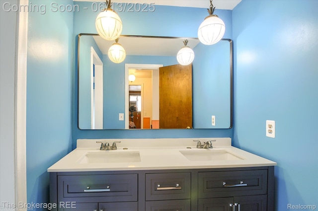 732 E Grand Blanc Rd, Grand Blanc, MI 48439 - bathroom featuring double vanity