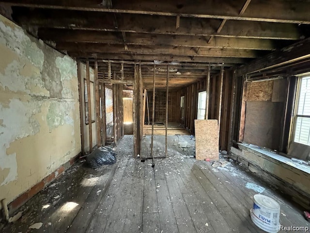 691 Clairmount St, Detroit, MI 48202 - misc room with hardwood / wood-style floors