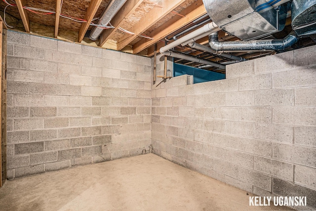 7460 Anthony St, Whitehall, MI 49461 - view of unfinished basement