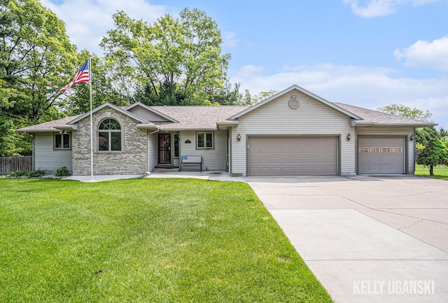 7460 Anthony St, Whitehall, MI 49461 - single story home with a garage, driveway, and roof with shingles