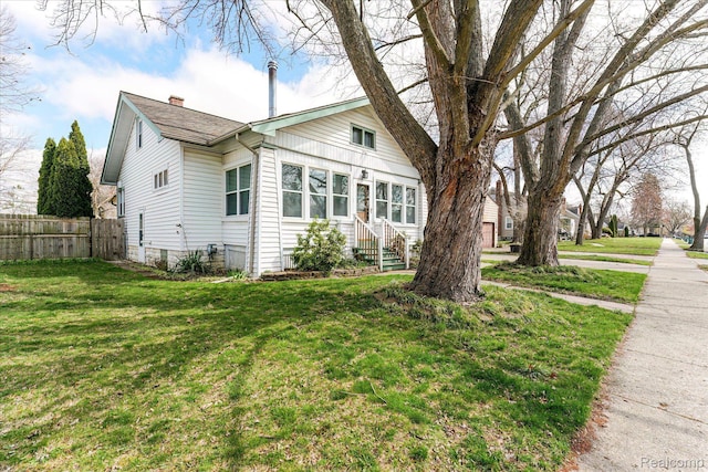 2210 Cambridge Rd, Berkley, MI 48072 - view of property exterior with a chimney