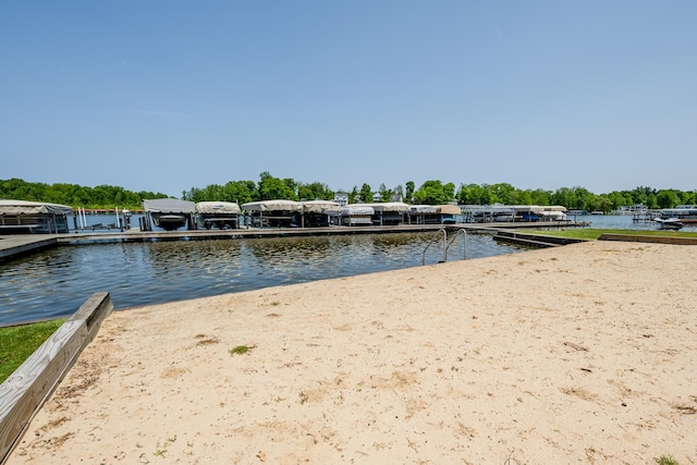 5576 N Watervliet Rd Unit 11, Watervliet, MI 49098 - dock area with a water view
