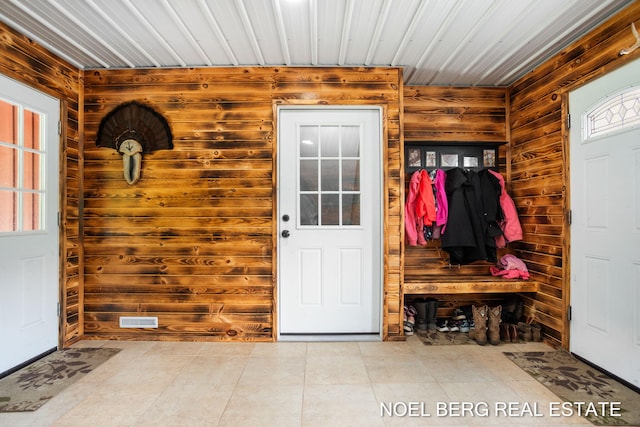 16507 Sleeper St, Grand Haven, MI 49417 - mudroom with wood walls