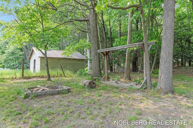16507 Sleeper St, Grand Haven, MI 49417 - view of yard with an outbuilding