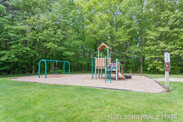 16507 Sleeper St, Grand Haven, MI 49417 - community playground featuring a yard