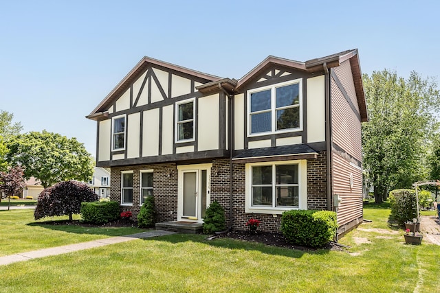 1196 Rathfon Cir, Saline, MI 48176 - view of front of property featuring brick siding and a front yard