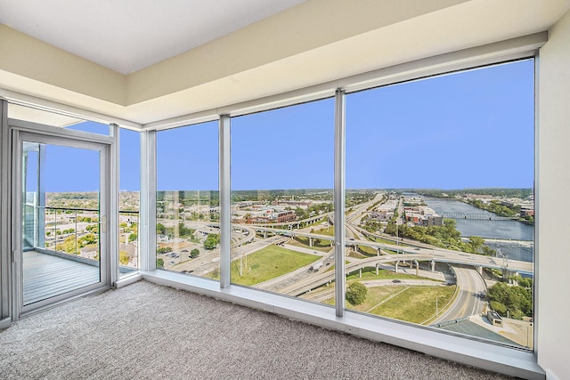 335 Bridge St NW Unit 2005, Grand Rapids, MI 49504 - view of unfurnished sunroom