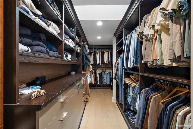 647 Ann St, Birmingham, MI 48009 - spacious closet featuring light wood-style flooring