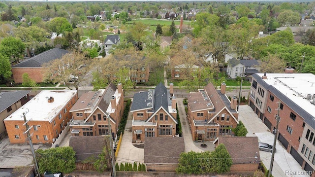 647 Ann St, Birmingham, MI 48009 - aerial view of residential area