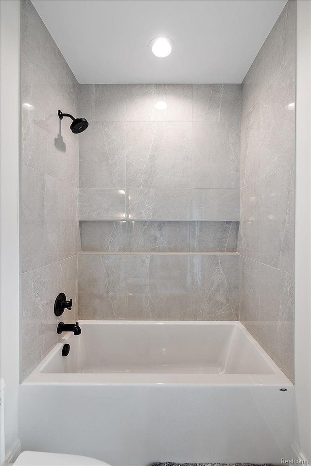 647 Ann St, Birmingham, MI 48009 - bathroom with shower / bathtub combination and toilet