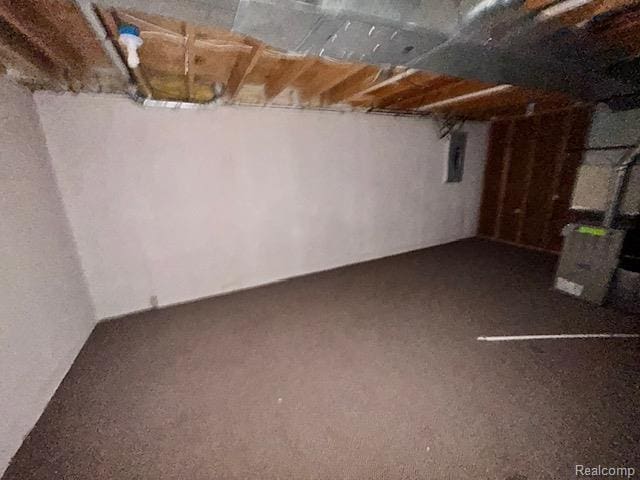 692 Brockmoor Ln, Bloomfield, MI 48304 - unfinished basement with electric panel