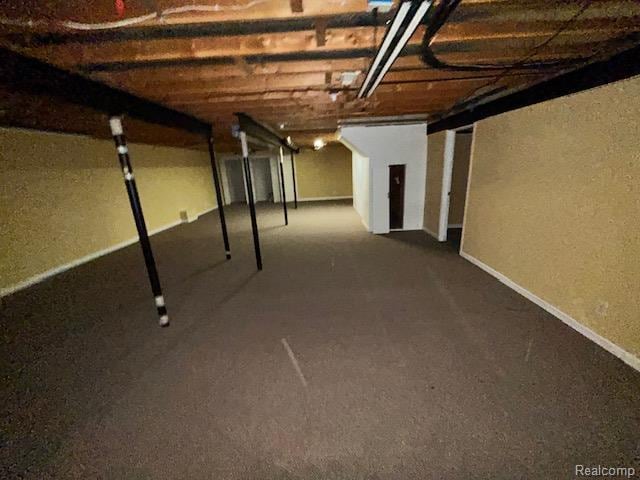 692 Brockmoor Ln, Bloomfield, MI 48304 - unfinished below grade area featuring baseboards