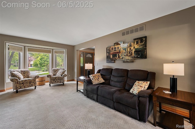 6730 Whiting Dr, Troy, MI 48098 - carpeted living area with baseboards