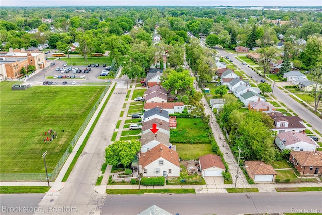 18410 Fenelon St, Detroit, MI 48234 - aerial perspective of suburban area