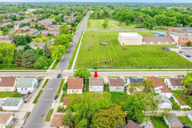 18410 Fenelon St, Detroit, MI 48234 - aerial perspective of suburban area