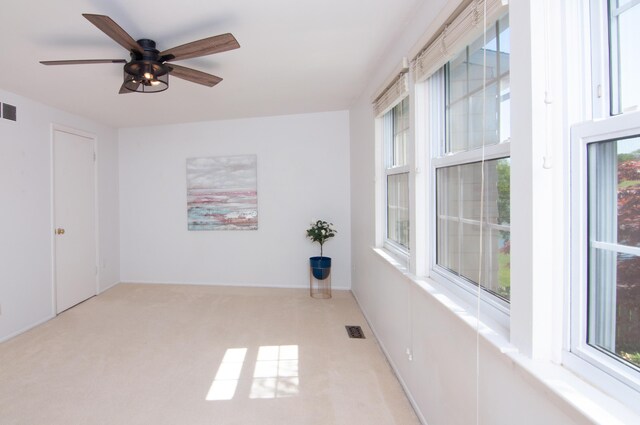 19578 Crystal Lake Dr, Northville, MI 48167 - carpeted empty room featuring ceiling fan