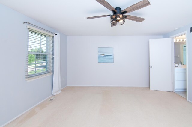 19578 Crystal Lake Dr, Northville, MI 48167 - unfurnished room featuring carpet, ceiling fan, and baseboards