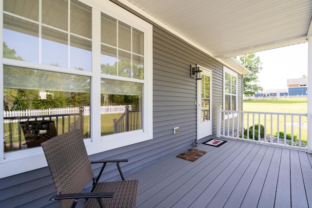 30877 County Road 687, Bangor, MI 49013 - view of wooden porch