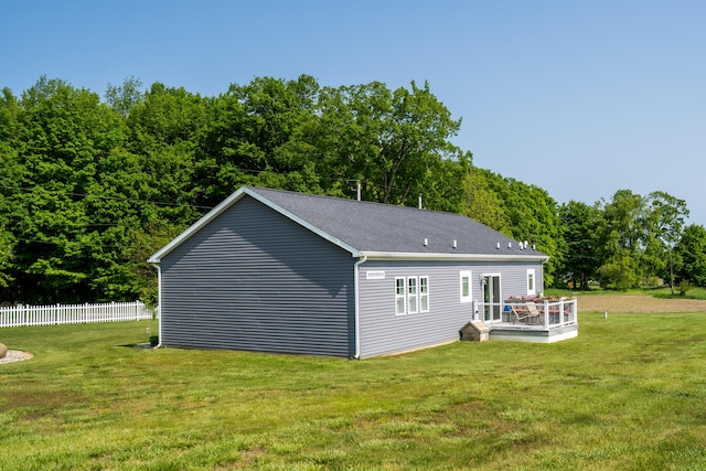 30877 County Road 687, Bangor, MI 49013 - view of property exterior featuring a wooden deck