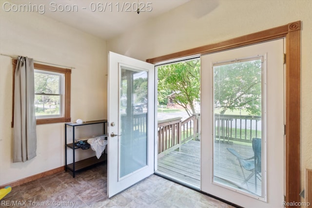 3244 Huggins Ave, Flint, MI 48506 - doorway featuring baseboards