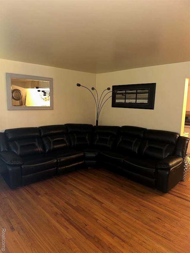 25301 5 Mile Rd, Detroit, MI 48239 - living room featuring wood finished floors