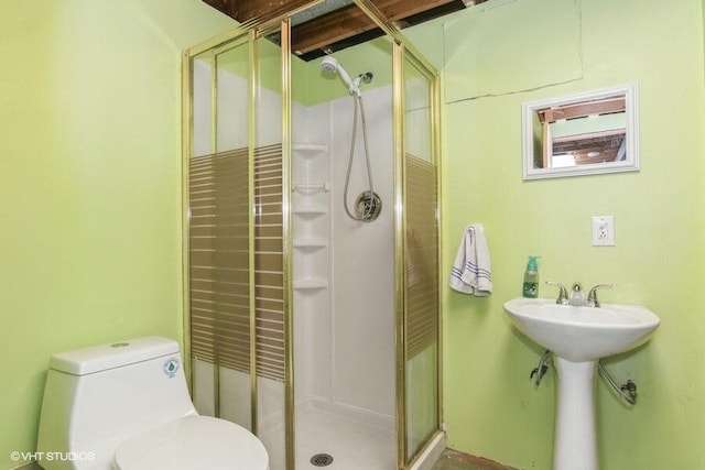 1787 Trafalgar Dr, Saint Joseph, MI 49085 - full bath featuring toilet and a stall shower