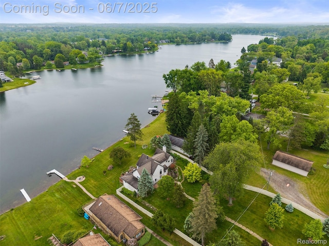 6300 Bullard Rd, Fenton, MI 48430 - bird's eye view of a nearby body of water