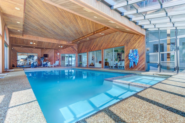 4298 Braeburn Ct, Norton Shores, MI 49441 - view of pool featuring a pool with connected hot tub