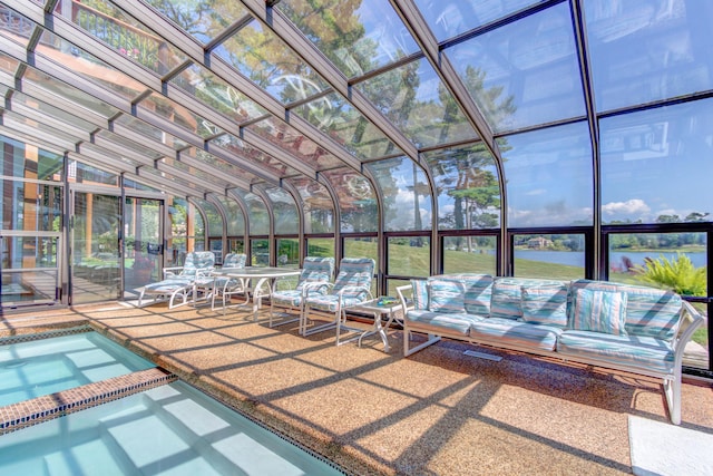 4298 Braeburn Ct, Norton Shores, MI 49441 - view of pool featuring a water view