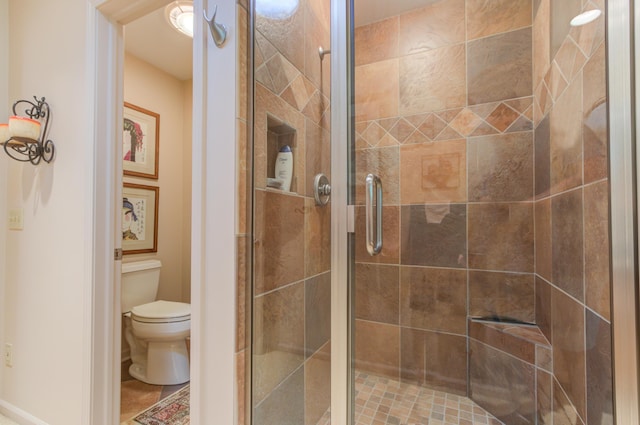 4298 Braeburn Ct, Norton Shores, MI 49441 - full bathroom with toilet and a shower stall