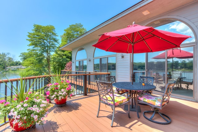 4298 Braeburn Ct, Norton Shores, MI 49441 - deck with outdoor dining space