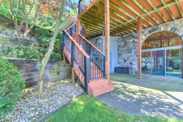 4298 Braeburn Ct, Norton Shores, MI 49441 - view of yard featuring stairs
