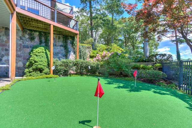 4298 Braeburn Ct, Norton Shores, MI 49441 - view of community with a putting area