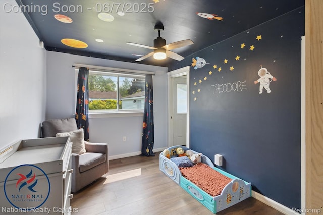 9036 Nathaline, Redford, MI 48239 - bedroom with wood finished floors and baseboards