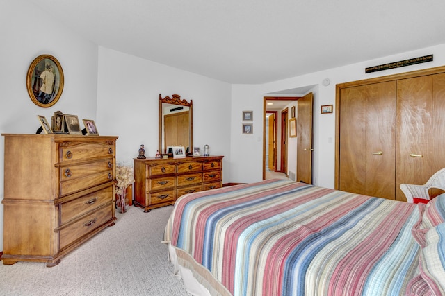 3547 Sand Bar Ct, Muskegon, MI 49441 - bedroom featuring light colored carpet and a closet
