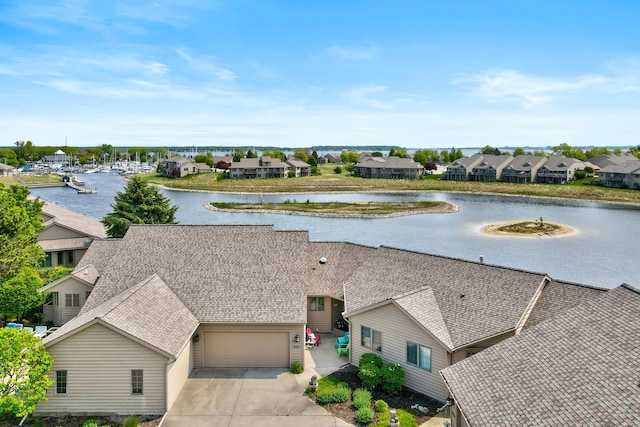 3547 Sand Bar Ct, Muskegon, MI 49441 - aerial perspective of suburban area with a nearby body of water