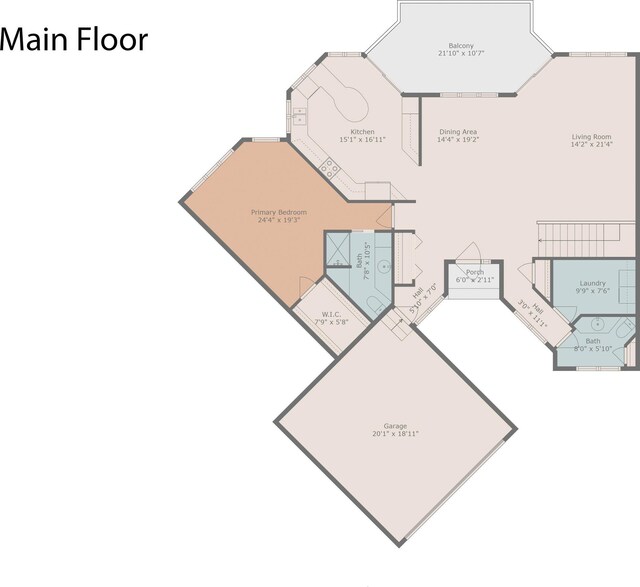 3547 Sand Bar Ct, Muskegon, MI 49441 - home floor plan