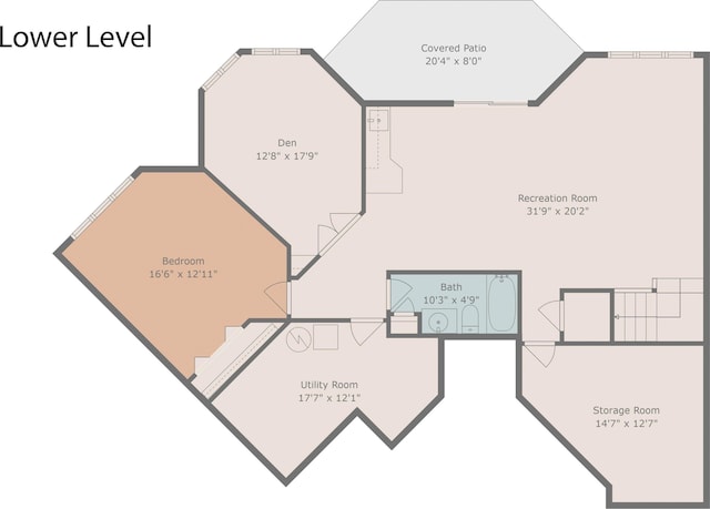 3547 Sand Bar Ct, Muskegon, MI 49441 - floor plan / room layout