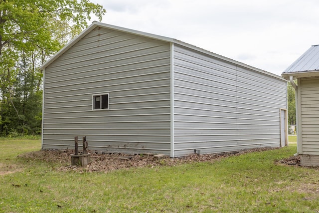 18735 Jefferson Rd, Morley, MI 49336 - view of side of property featuring a lawn