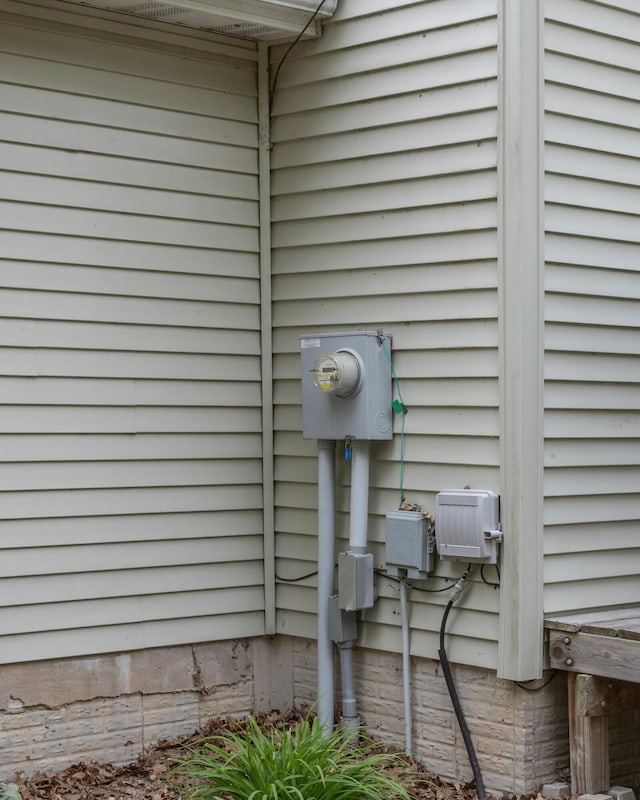 18735 Jefferson Rd, Morley, MI 49336 - exterior view of electric meter