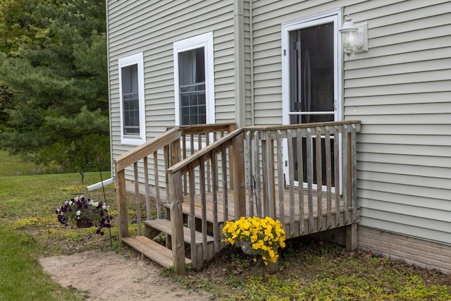 18735 Jefferson Rd, Morley, MI 49336 - view of wooden terrace