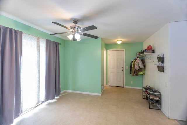 18735 Jefferson Rd, Morley, MI 49336 - unfurnished room with ceiling fan and baseboards