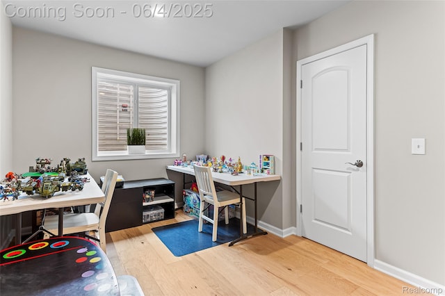 1675 Addison Cir, Walled Lake, MI 48390 - office with wood finished floors and baseboards