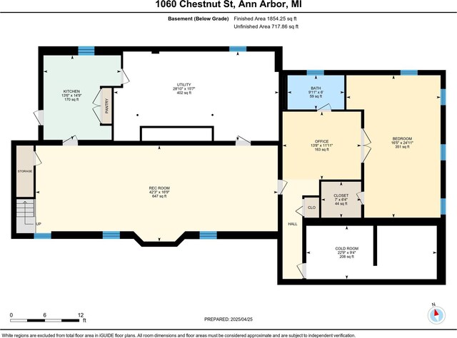1060 Chestnut St, Ann Arbor, MI 48104 - home floor plan