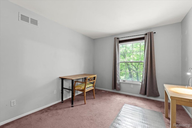 7672 Admiralty Dr, Canton, MI 48187 - home office with carpet and baseboards